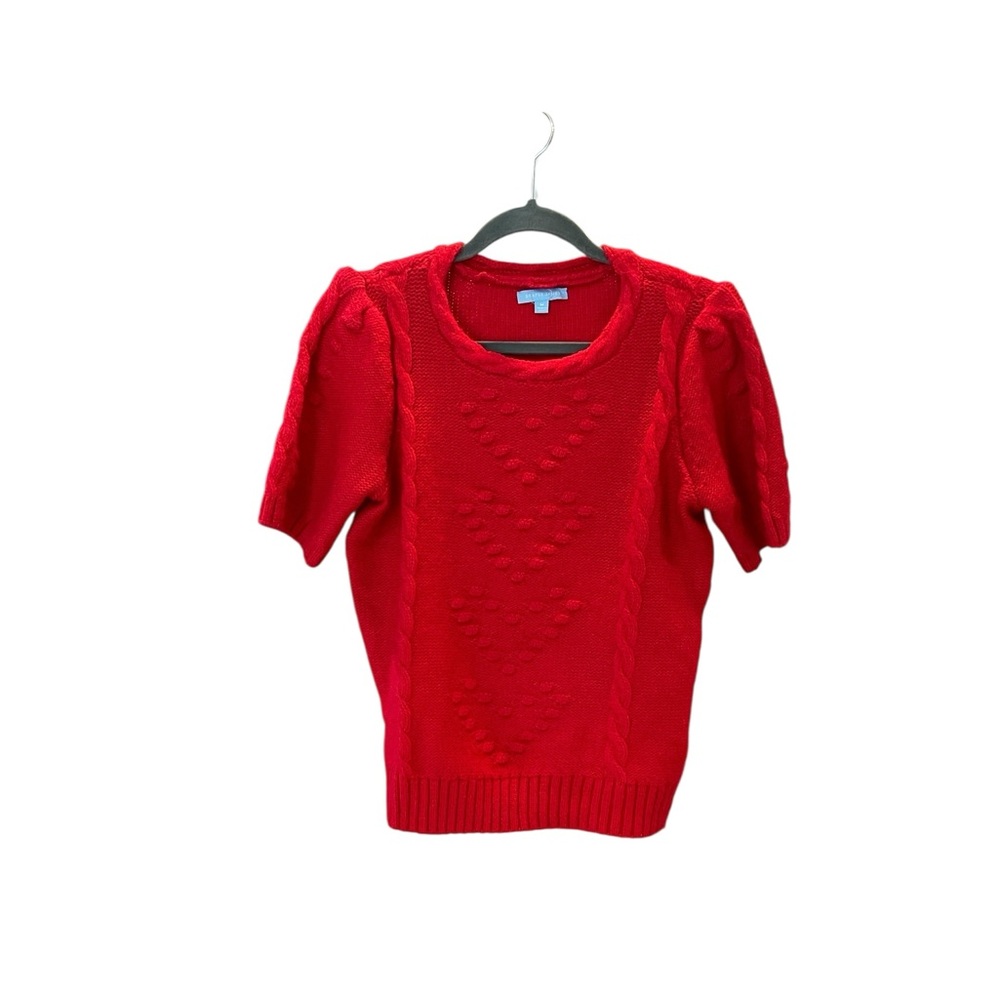 Draper James Vibrant Red Crew Neck Sweater…SzM